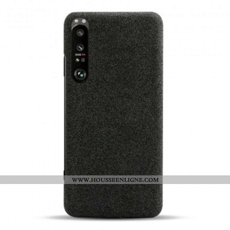 Coque Sony Xperia 1 III Texture Tissu KSQ