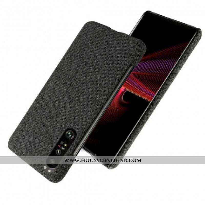 Coque Sony Xperia 1 III Texture Tissu KSQ