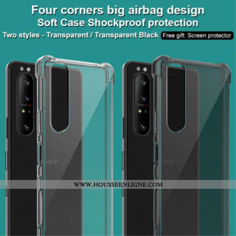 Coque Sony Xperia 1 III Transparente avec Film Écran IMAK
