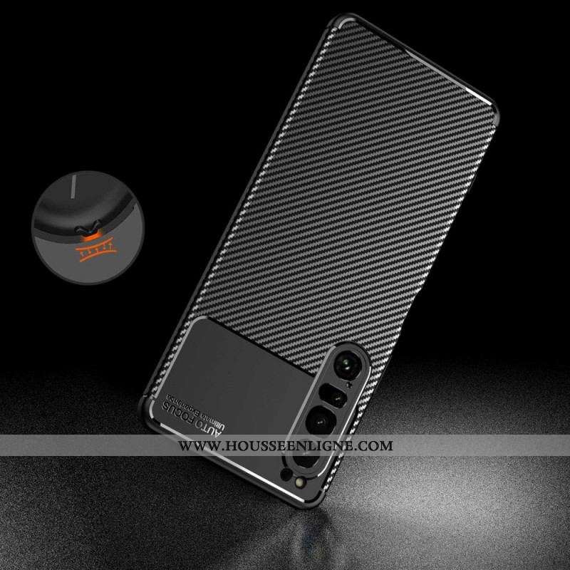 Coque Sony Xperia 1 IV Fibre Carbone