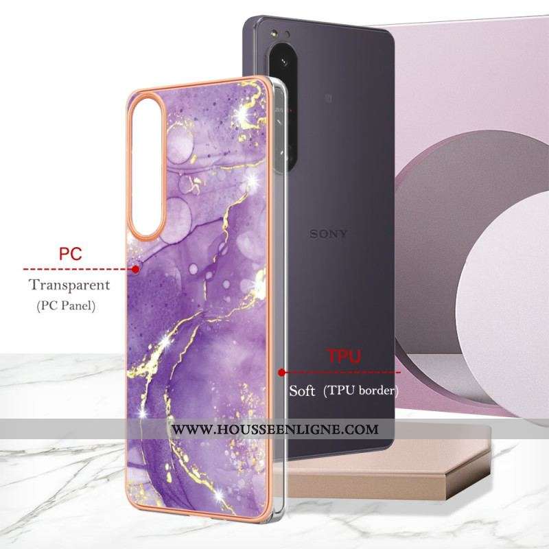 Coque Sony Xperia 1 IV Marbre Coloré
