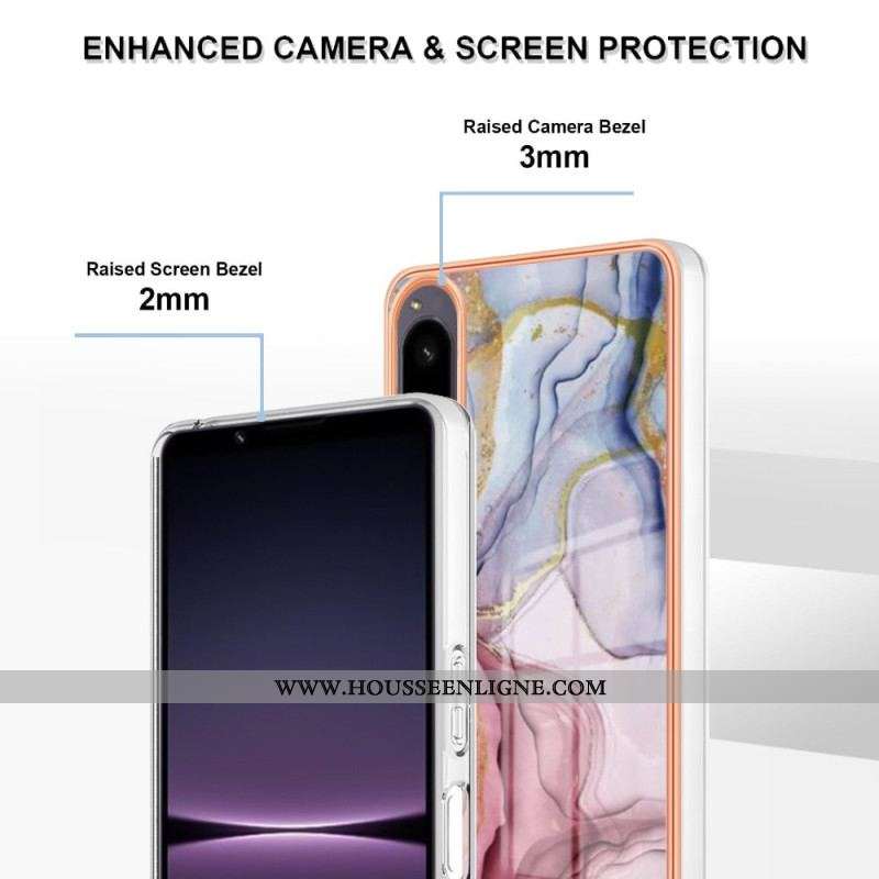 Coque Sony Xperia 1 IV Marbre