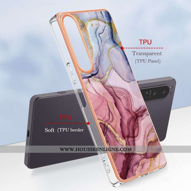Coque Sony Xperia 1 IV Marbre