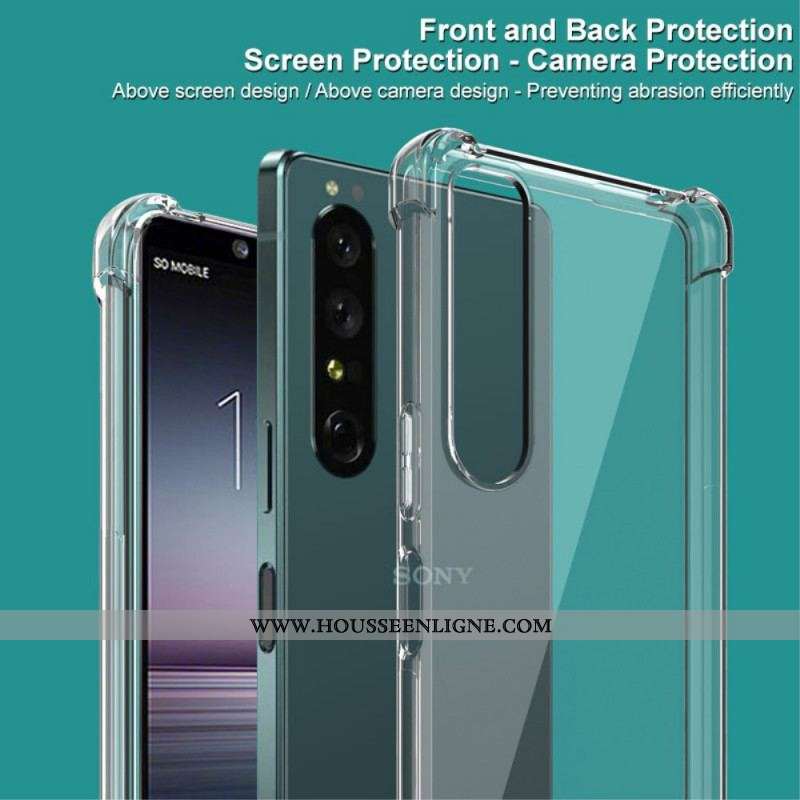 Coque Sony Xperia 1 IV Transparente avec Film Écran IMAK