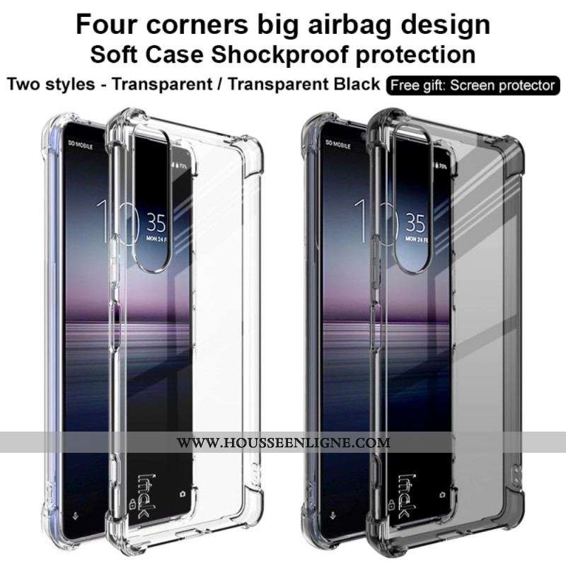 Coque Sony Xperia 1 IV Transparente avec Film Écran IMAK