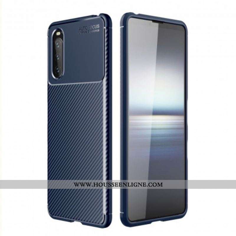 Coque Sony Xperia 10 III Flexible Fibre Carbone