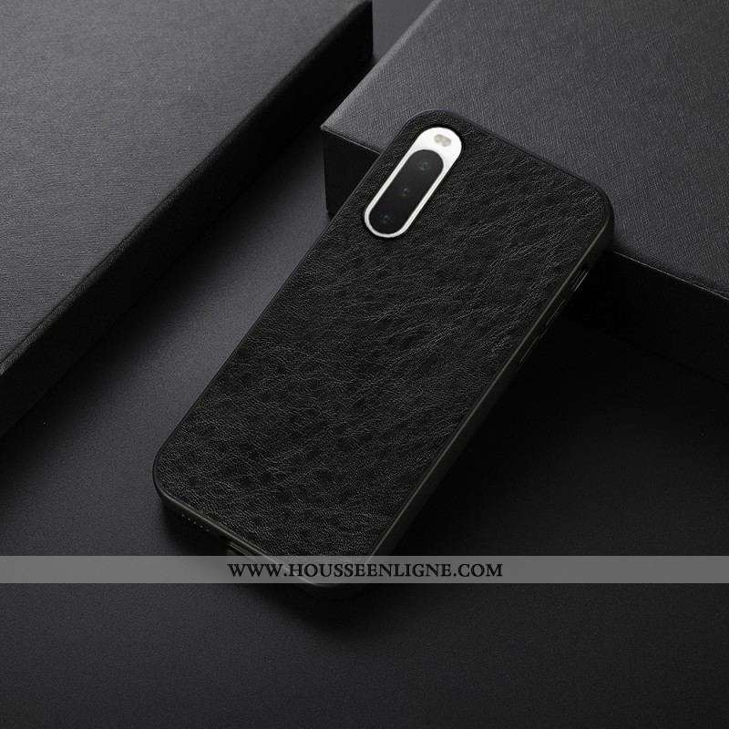 Coque Sony Xperia 10 IV Effet Cuir