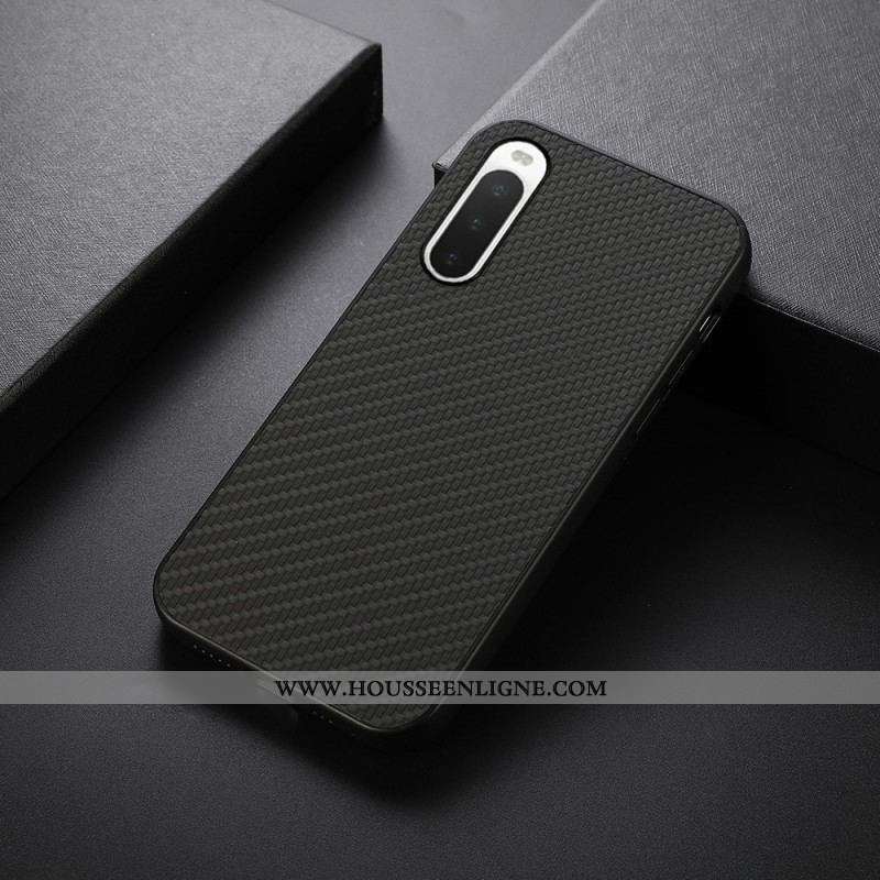Coque Sony Xperia 10 IV Fibre Carbone
