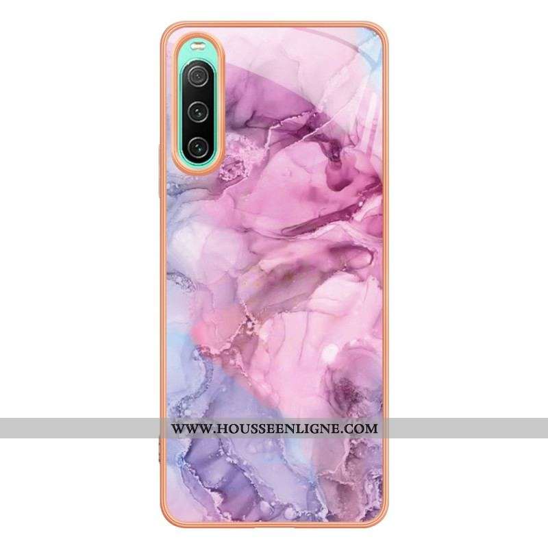 Coque Sony Xperia 10 IV Marbre