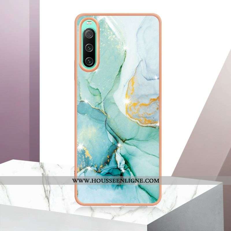 Coque Sony Xperia 10 IV Marbre Coloré