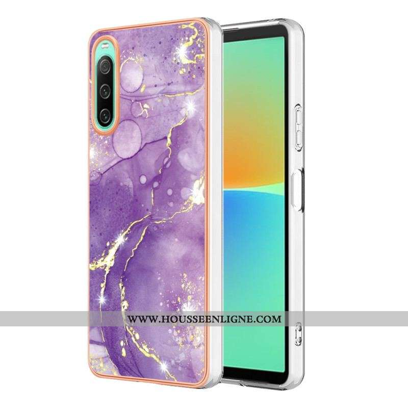 Coque Sony Xperia 10 IV Marbre Coloré
