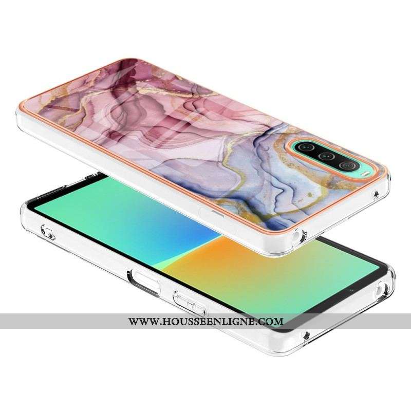 Coque Sony Xperia 10 IV Marbre