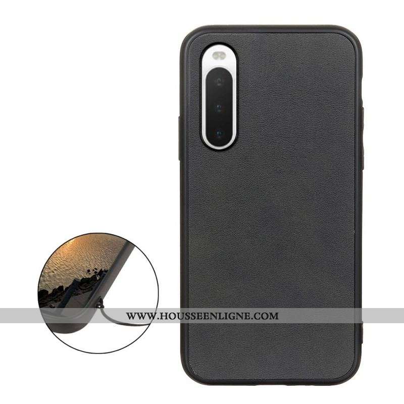 Coque Sony Xperia 10 IV Simili Cuir Texturé