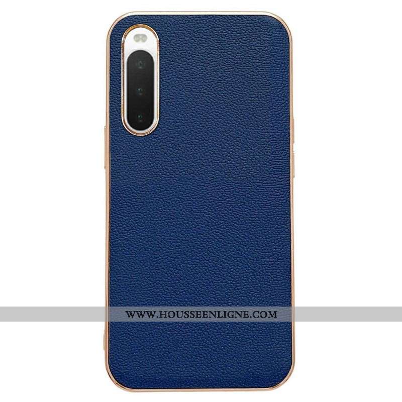 Coque Sony Xperia 10 IV Véritable Cuir Color