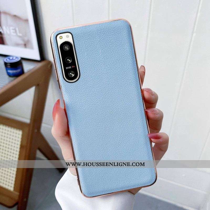 Coque Sony Xperia 5 IV Cuir Authentique