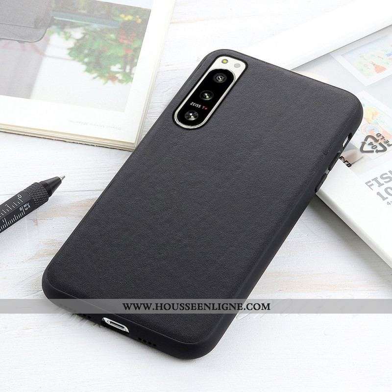 Coque Sony Xperia 5 IV Cuir