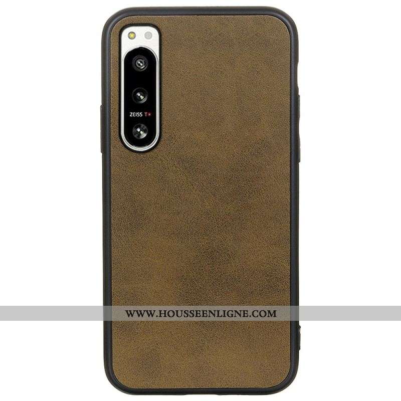 Coque Sony Xperia 5 IV Effet Cuir