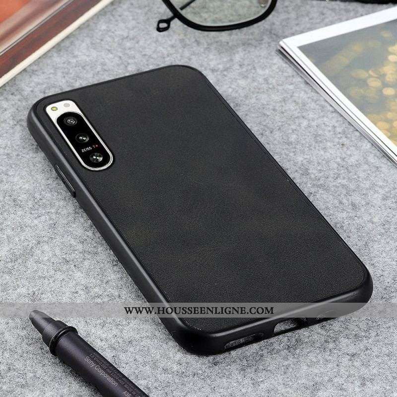 Coque Sony Xperia 5 IV Effet Cuir