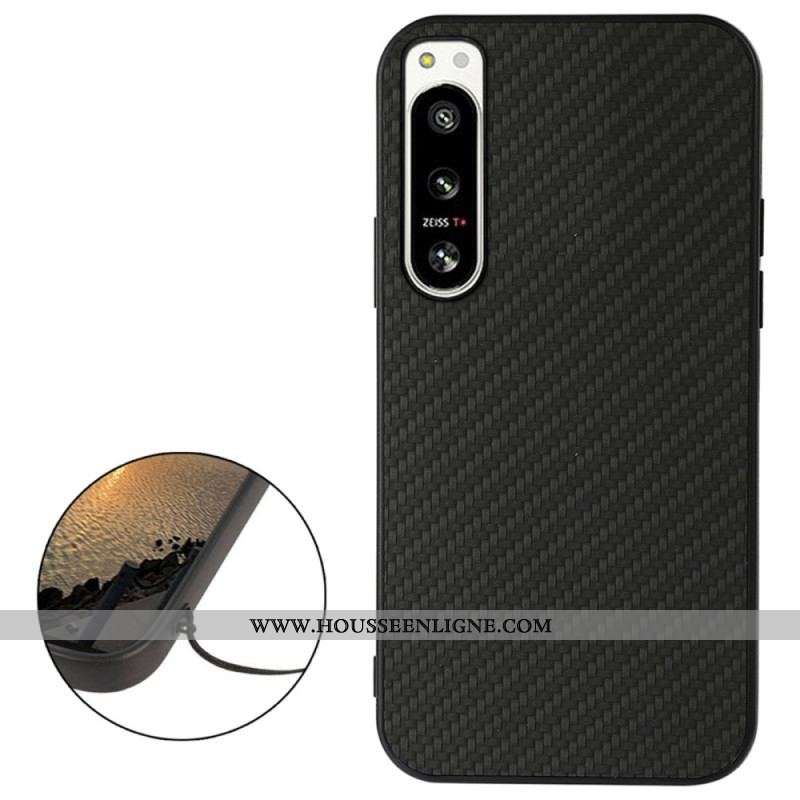 Coque Sony Xperia 5 IV Fibre Carbone
