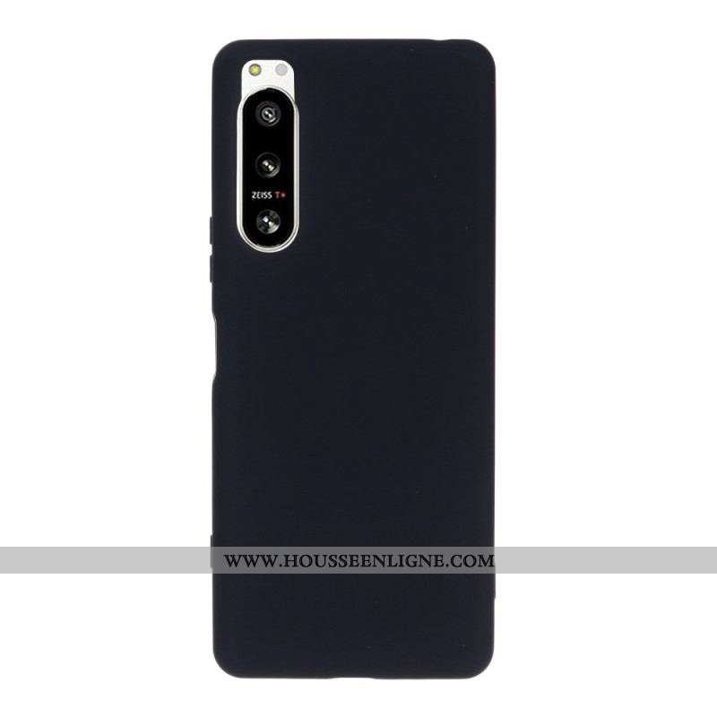 Coque Sony Xperia 5 IV Silicone Liquide à Lanière