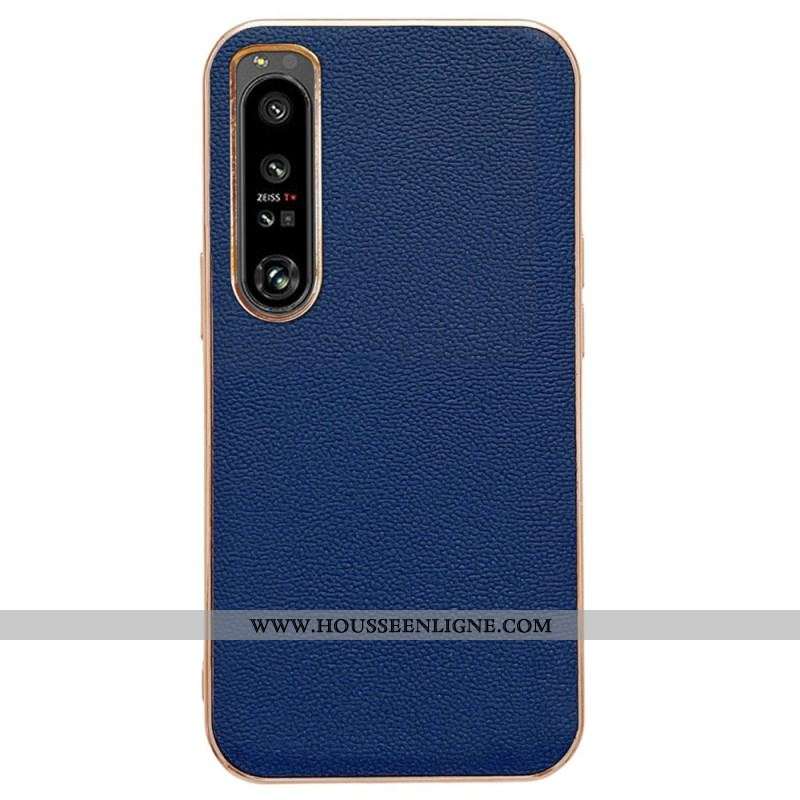 Coque Sony Xperia 5 IV Vrai Cuir
