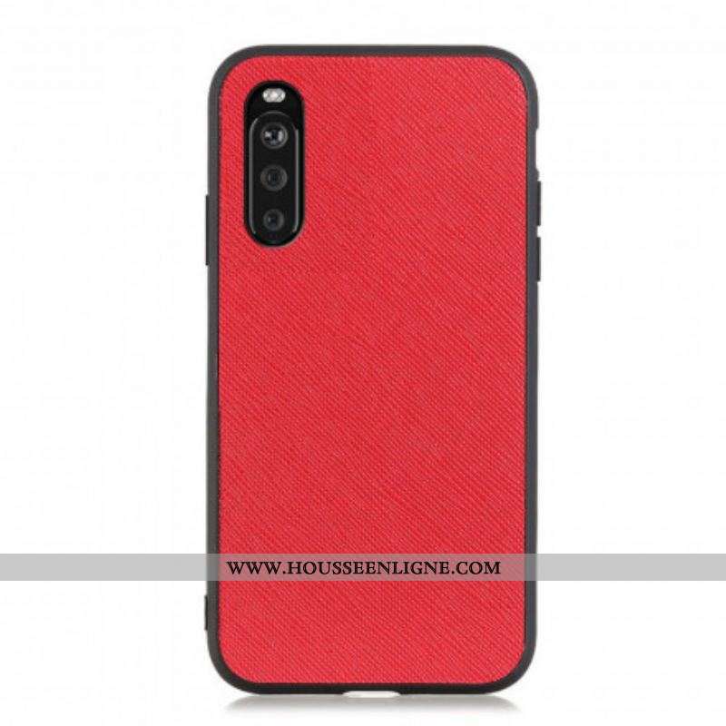 Coque Sony xperia 10 III Mini Véritable Cuir Texturé