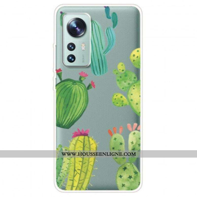 Coque  Xiaomi 12 / 12X  Cactus Aquarelle
