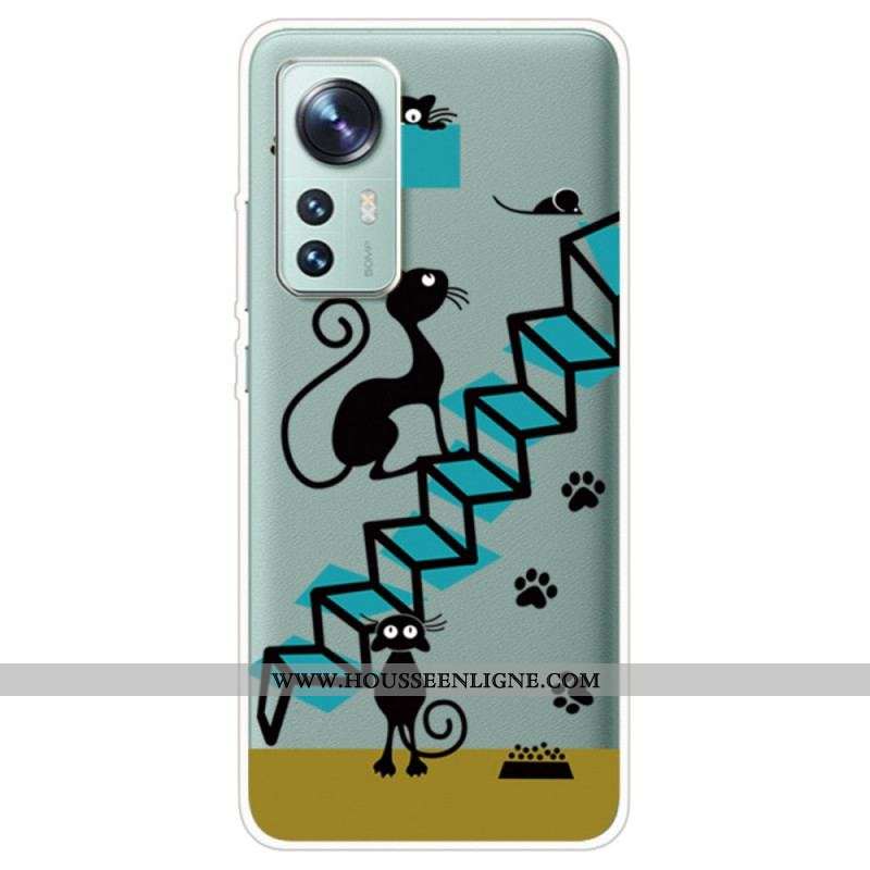 Coque  Xiaomi 12 / 12X  Drôles de Chats