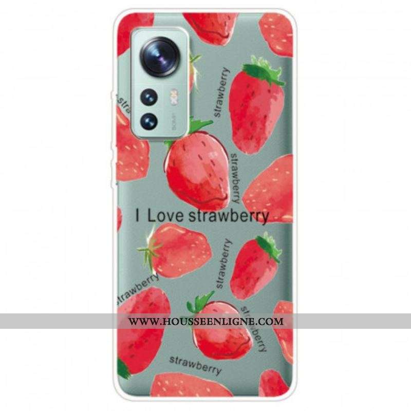 Coque  Xiaomi 12 / 12X  Fraises