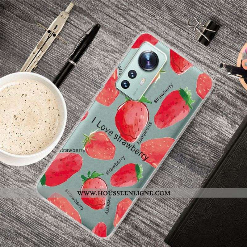 Coque  Xiaomi 12 / 12X  Fraises