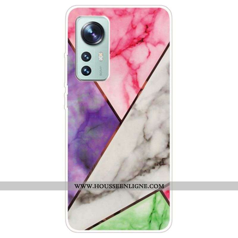 Coque  Xiaomi 12 / 12X  Marbre Géométrique Décliné
