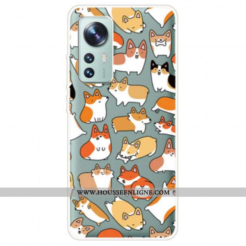 Coque  Xiaomi 12 / 12X  Multiples Chiens