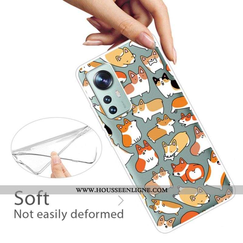 Coque  Xiaomi 12 / 12X  Multiples Chiens