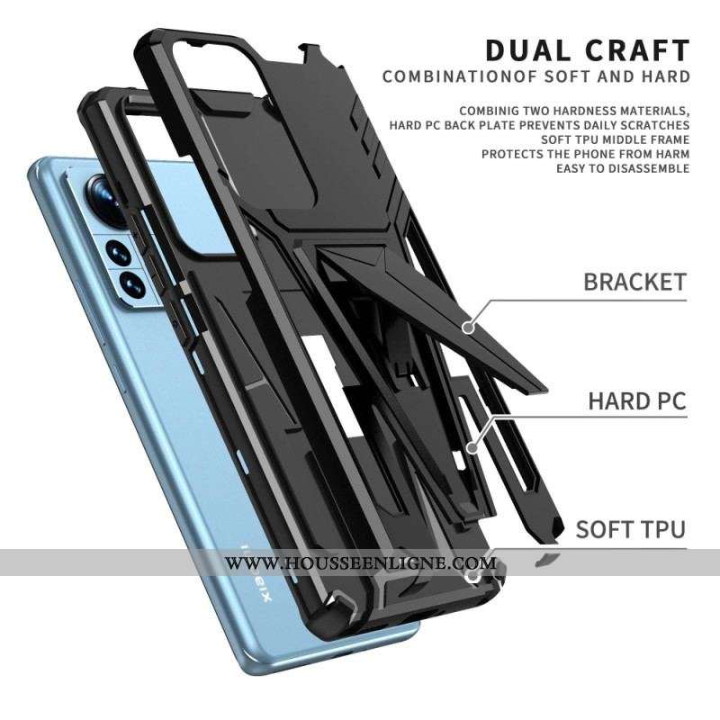 Coque Xiaomi 12 / 12X Résistante Support Premium