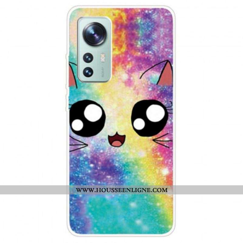 Coque  Xiaomi 12 / 12X  Silicone Chat Cartoon