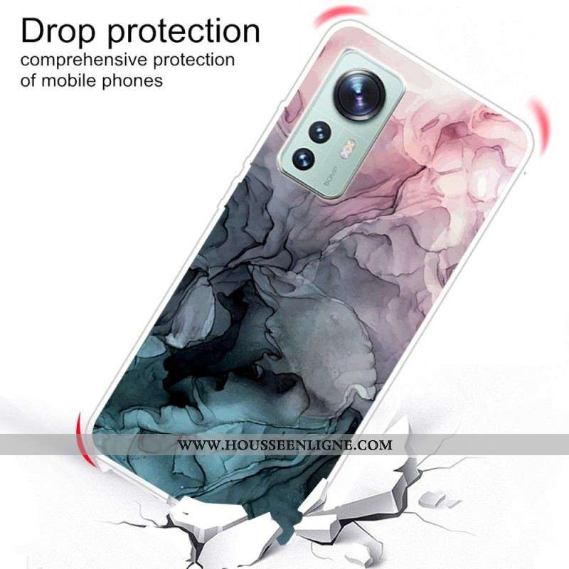 Coque  Xiaomi 12 / 12X  Silicone Marbre