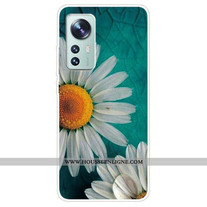 Coque  Xiaomi 12 / 12X  Silicone Marguerite