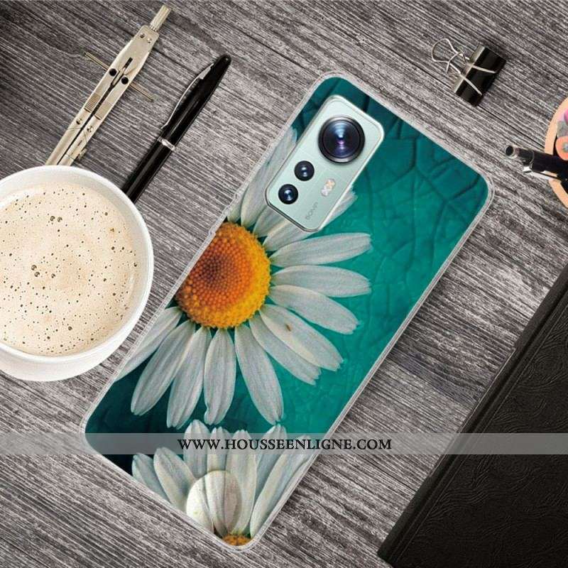 Coque  Xiaomi 12 / 12X  Silicone Marguerite