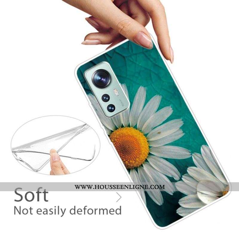 Coque  Xiaomi 12 / 12X  Silicone Marguerite
