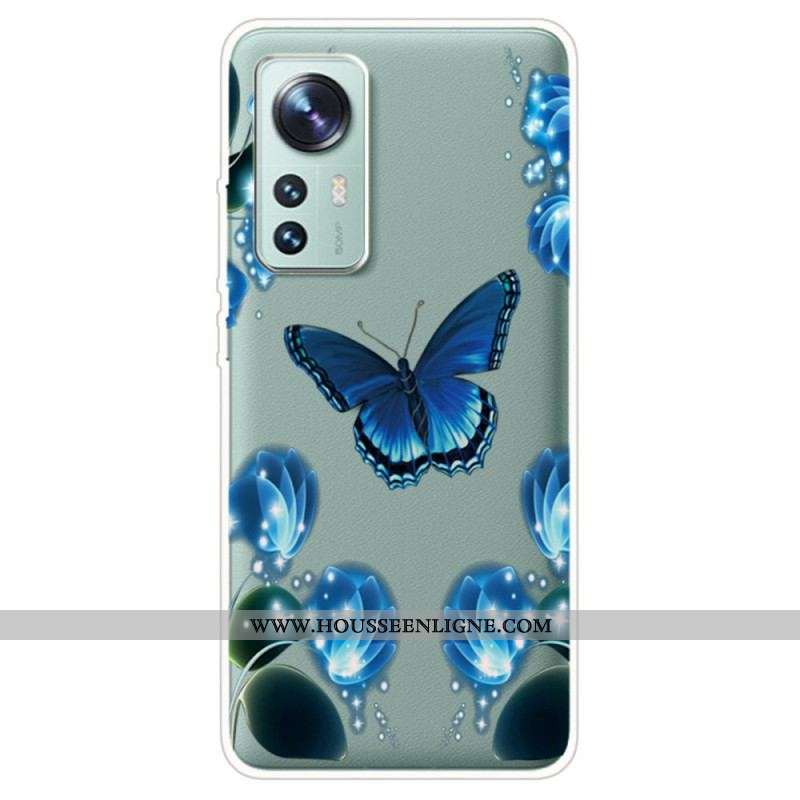 Coque  Xiaomi 12 / 12X  Silicone Papillon Enchanté