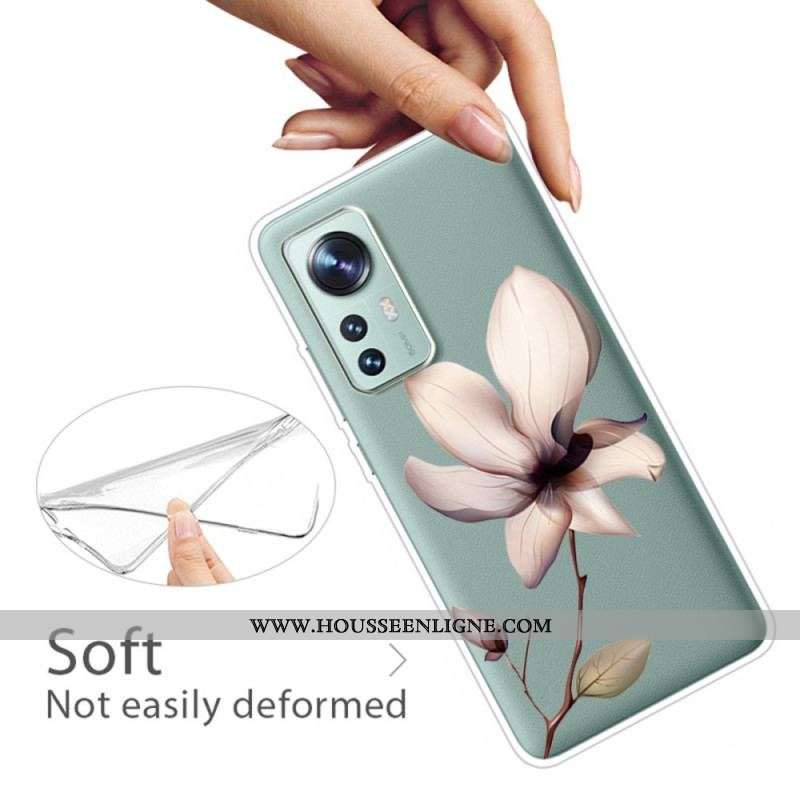 Coque  Xiaomi 12 / 12X  Transparente Une Fleur
