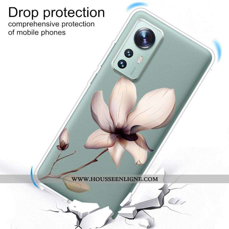 Coque  Xiaomi 12 / 12X  Transparente Une Fleur