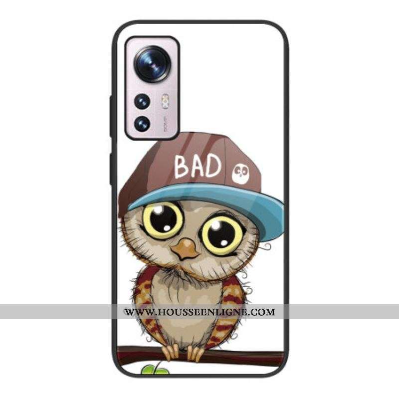 Coque Xiaomi 12 / 12X Verre Trempé Bad Hibou