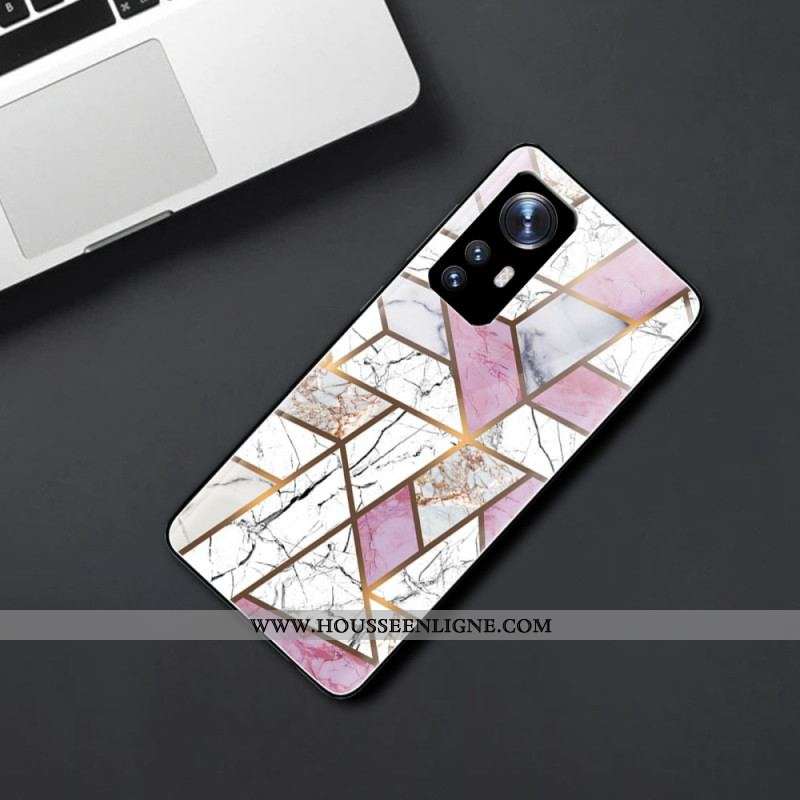 Coque  Xiaomi 12 / 12X  Verre Trempé Marbre Géométrie