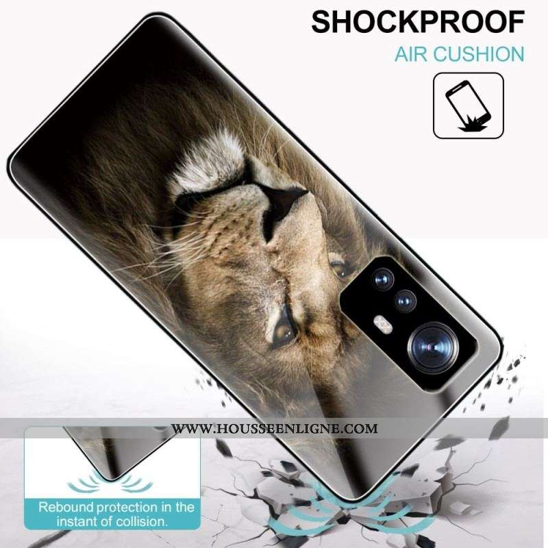 Coque  Xiaomi 12 / 12X  Verre Trempé Tête de Lion