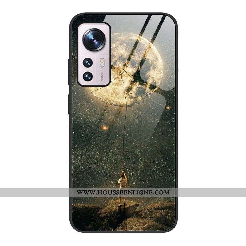 Coque Xiaomi 12 / 12X Verre Trempé l'Homme à la Lune