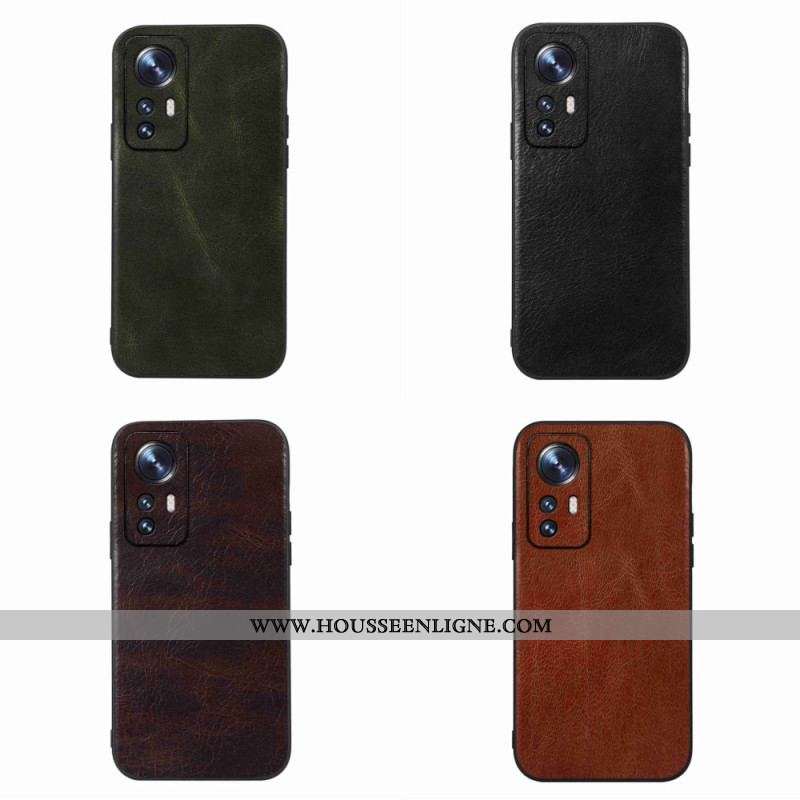 Coque Xiaomi 12 / 12X Véritable Cuir