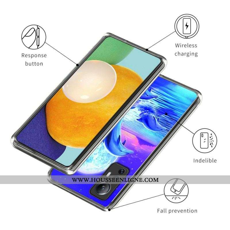 Coque Xiaomi 12 Lite Anti-Jaunissement Dauphin