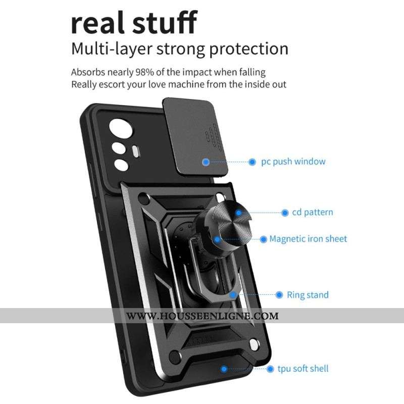 Coque Xiaomi 12 Lite Design Anneau-Support