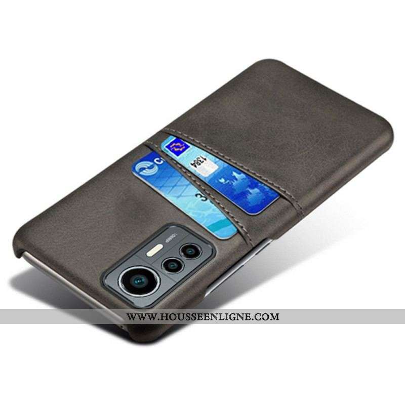 Coque Xiaomi 12 Lite Effet Cuir Porte-Cartes